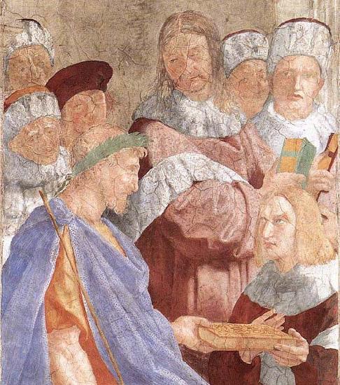 RAFFAELLO Sanzio Justinian Presenting the Pandects to Trebonianus oil painting image